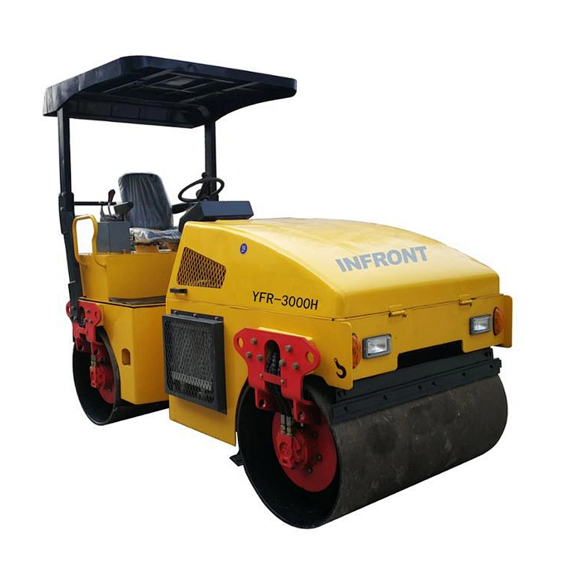 3T mini double-drum vibratory road roller YFR-3000H
