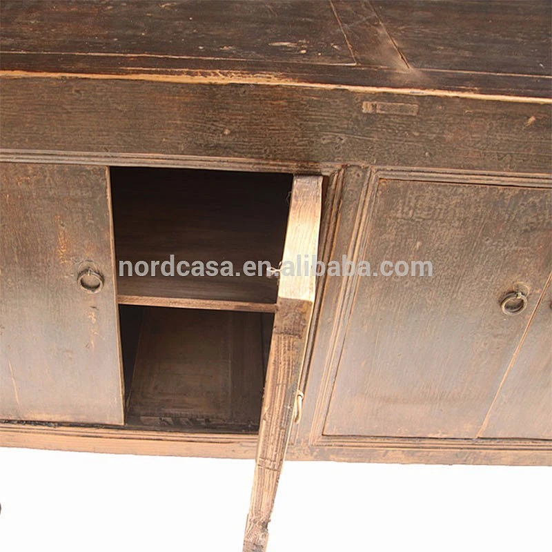 black dry finish antique wood furniture