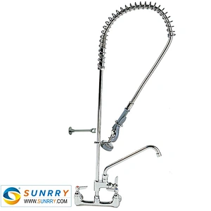 High pressure instant heating kitchen heater water dispenser faucet wall embedded with tap
