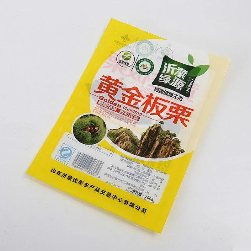 Custom wholesale various PE self-styled packaging bags for snack packaging