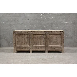 Chinese reclaimed sideboard in elm