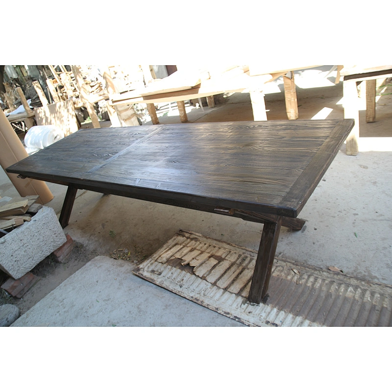 black finishes Chinese original dinning table reproduction X leg