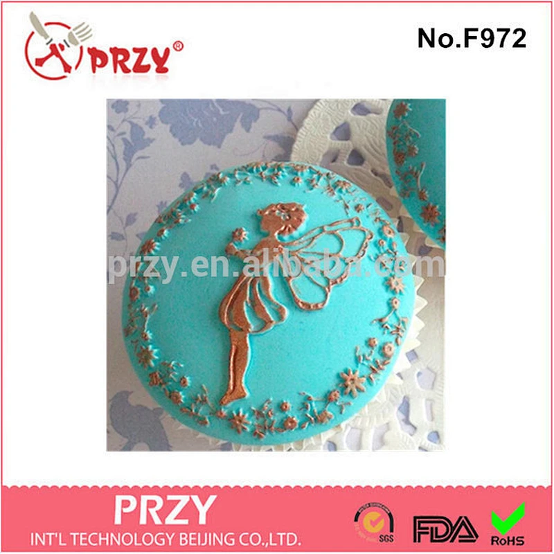 cake decorating angel girl fondant silicone mold silicone cake mold cake tools