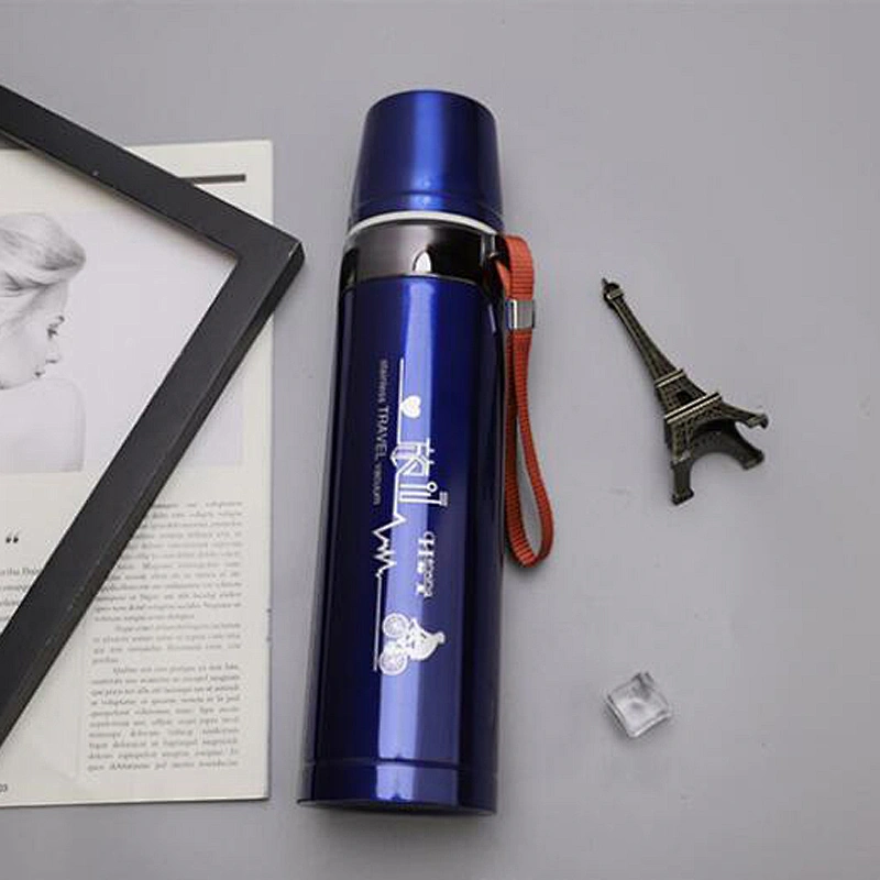 Best classical stainless steel vacuum flask 500ml vacuum cup with string for outdoor trip