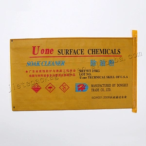 Customized 25kg bopp laminated pp woven chemical 25kg kraft paper cement bag size
