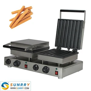 Full Series Luxury Snack Food Equipment Electric Churro Waffle Maker Machine with CE