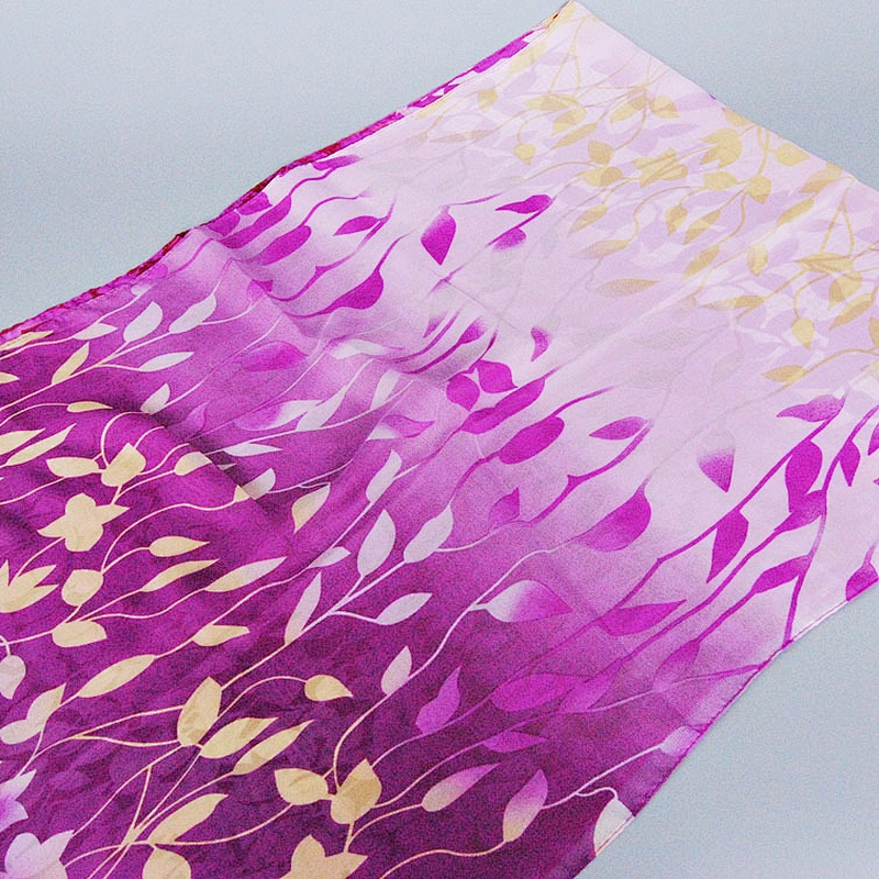 Wool shawl dubai hijab wholesale hand painted silk scarf