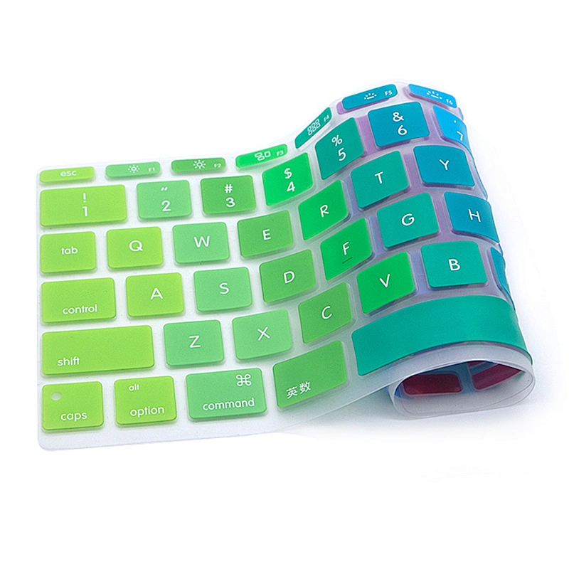 Rainbow Custom laptop skins English keyboard cover waterproof keyboard protector For Macbook Air 11