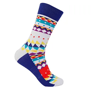 wholesale custom fashion multi colorful daily socks men