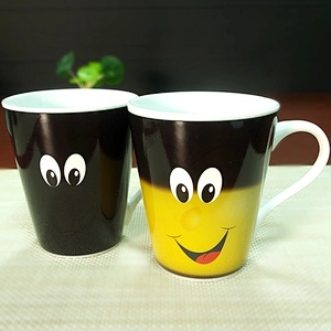Hot water color-changing sublimation ceramic mug