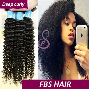 5A 6A 7A brazilian deep curly 100% human hair viegin hair no tangle or shed