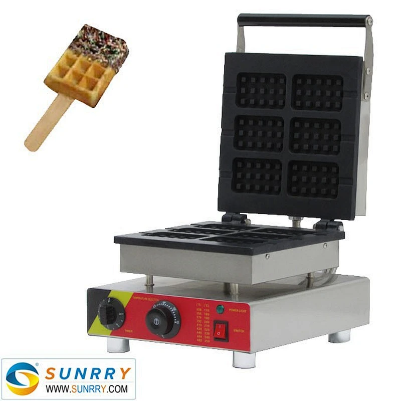 High quality electric rectangle shape muffin waffle making machine
