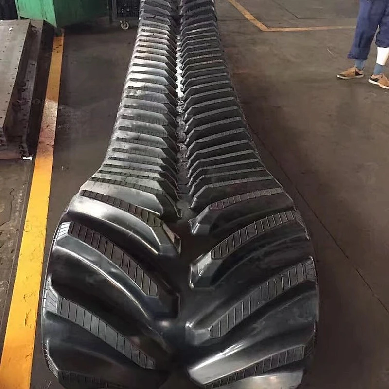 Bulldozer undercarriage parts rubber track shoe assembly