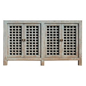 chinese antique recycled wood lobby distressed sideboard furniture