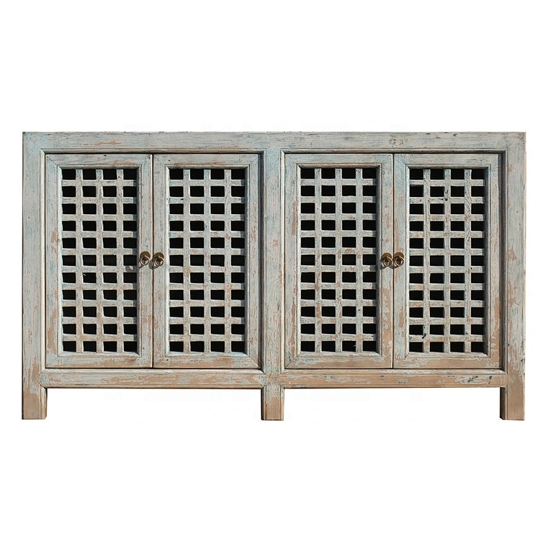 chinese antique recycled wood lobby distressed sideboard furniture