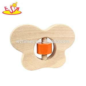 2018 cheap wooden baby rattle hottest wooden baby rattle W08K023