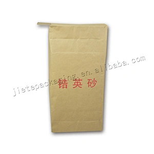 Stand up multilayer kraft paper cement bag for zorcon sand,wall putty,dry mortar