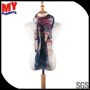 New arrival hot sales cheap simple design womens scarf