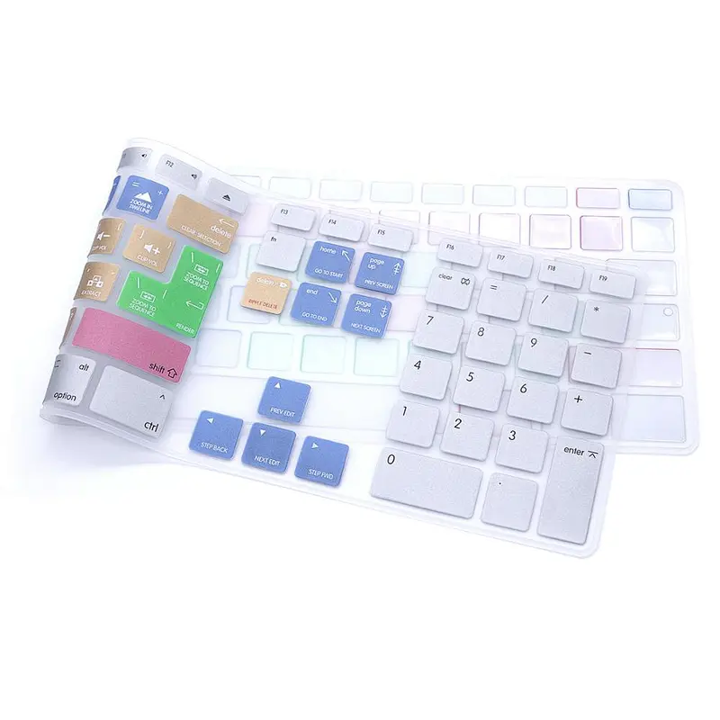 PS Hotkey Shortcut Silicone cover keyboard hotkey shortcut cover for desktop protectors For iMac G6 Desktop PC Keyboard