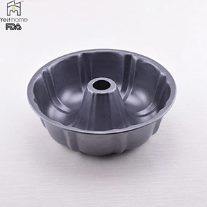 Carbon Steel Coating Non Stick Bundt Cake Pan With Chimney