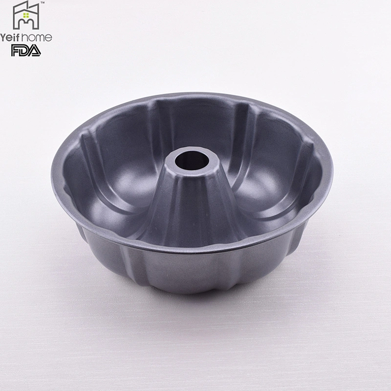 Carbon Steel Coating Non Stick Bundt Cake Pan With Chimney