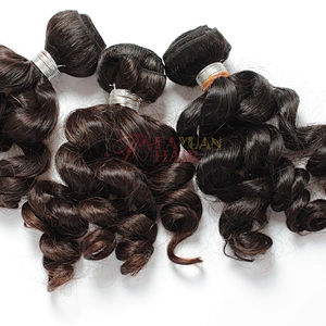 Full Cuticle and Aligned High Quality Human Virgin Indian Temple Human Hair