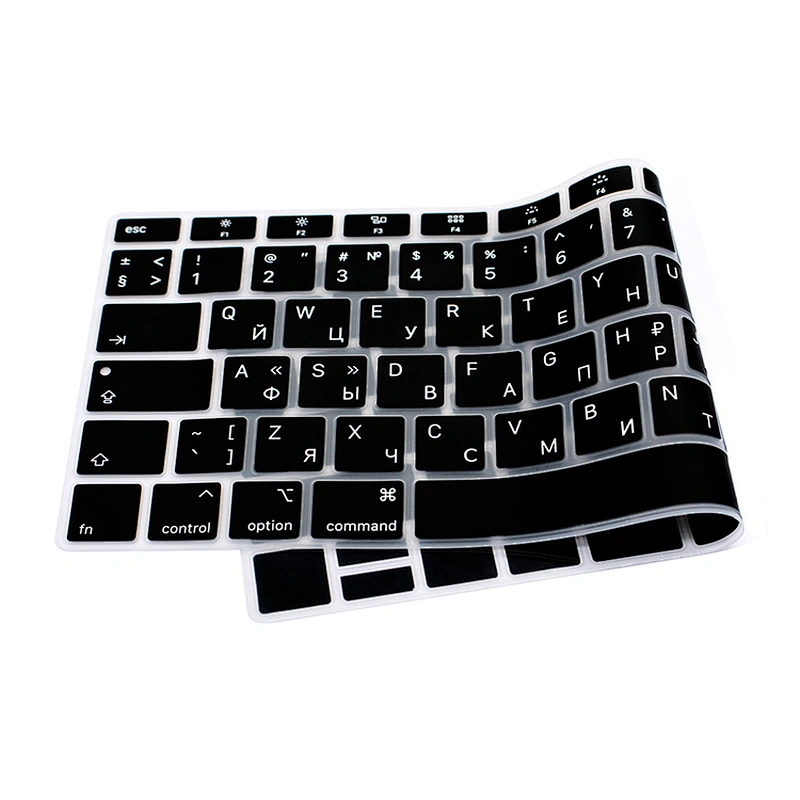 silicone keyboard protector EU Russian keyboard custom covers for Macbook Air 13