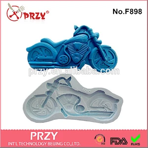 F898 2016 new Design Fondant Motor Car Shape Silcione Molds
