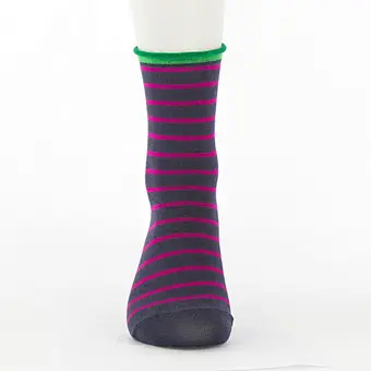 high quality happy women fashion daily cotton crew jacquard socks