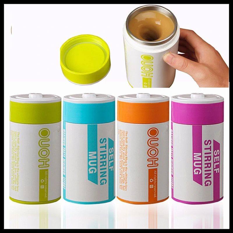 Wholesale Automatic Stainless Steel Lazy Self Stirring Mug Auto Mixing stirring cup for office