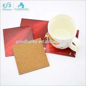 Round Thick Wooden Coaster,MDF Tableware Beverage Coaster