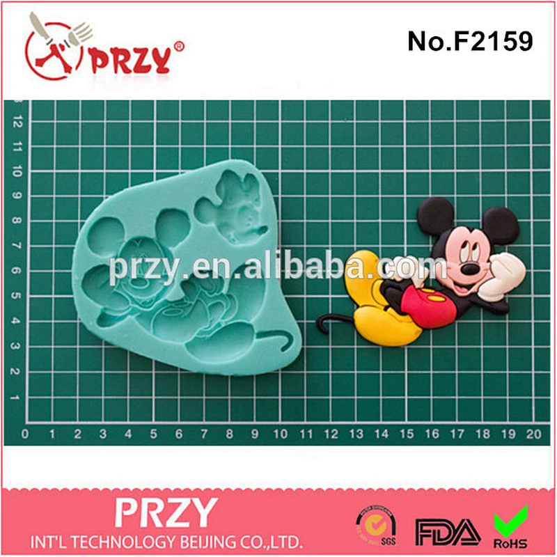 F2159 PRZY micky mouse cake decorating fondant cake tools