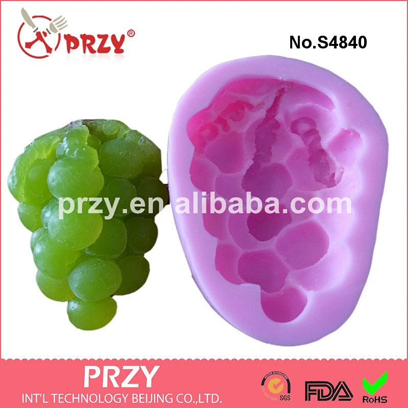 S4840 grape Shaped DIY Silicone Chocolate Cake Molds Fruit Cake Baking Tools