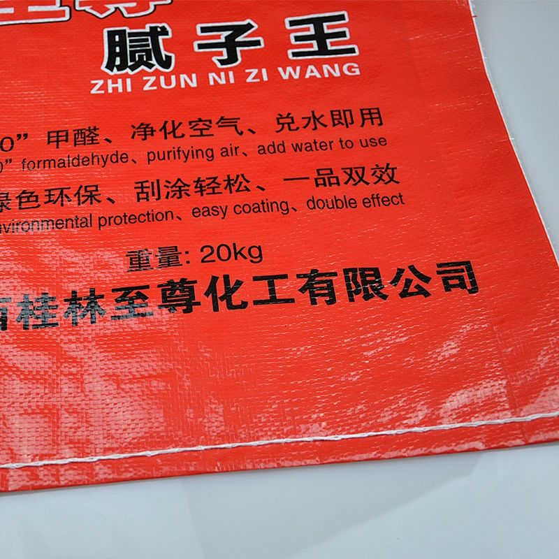 Guaranteed quality laminated plastic pp woven cement bag 25kg 50kg