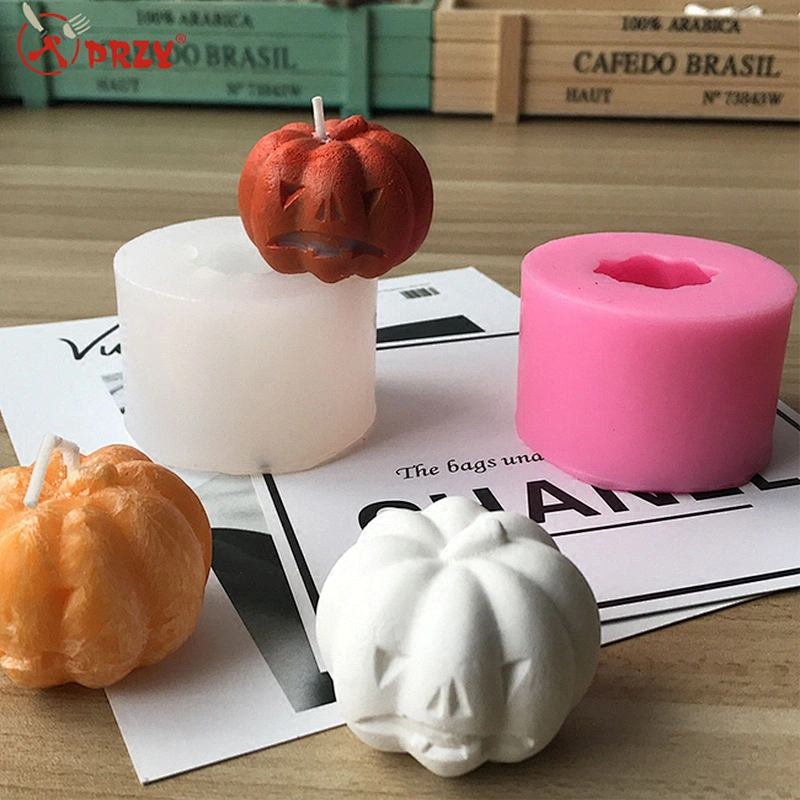 Halloween Pumpkin Light Candle Mold Silicone Mold For Soap Handmade Silicone Soap Mold