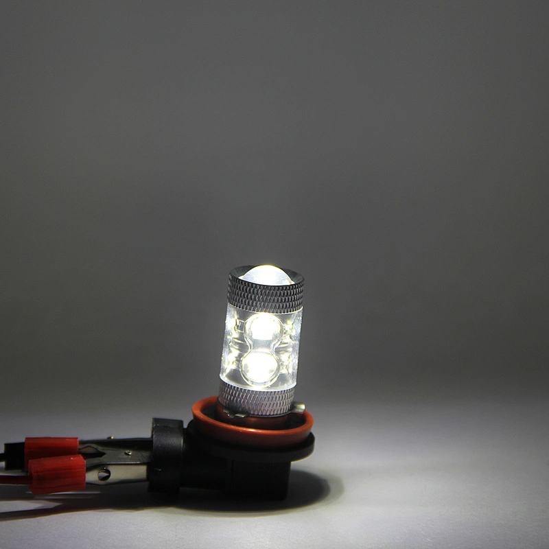 LANDJOY 870lm white 300lm yellow 50W XBD chip H8/H11 led fog light bulb