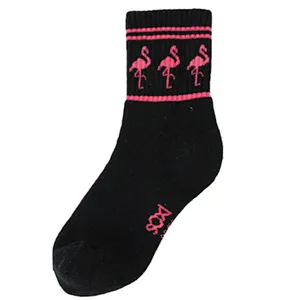 women's fashion cotton design athletic skateboard socks custom