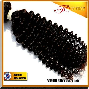5A raw unprocessed mogolian kinky curl 100% virgin Mogolian Human hair extension