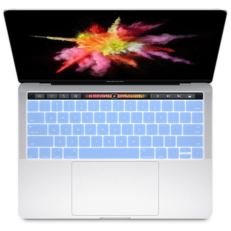 Cream Color Silicone Keyboard Covers Keypad Skins Protector For Mac book Pro 13