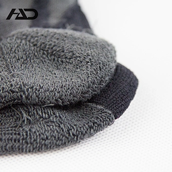 cotton stripe jacquard half terry sport socks