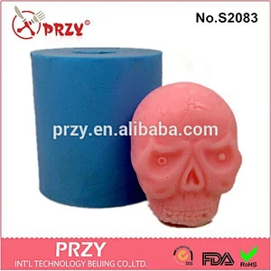 DIY handmade skull silicone molds for soap making