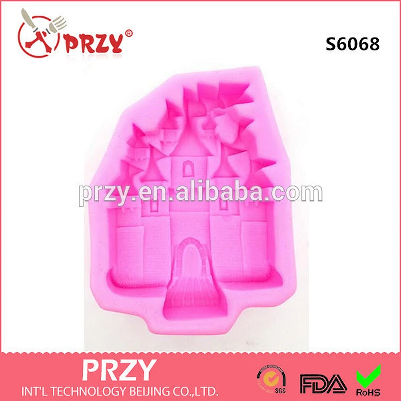European castle silicone mold DIY mold for soap making/handmade soap mold