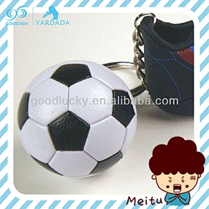 OEM factory price football shaped stress ball,pu stress key chain,pu key chain