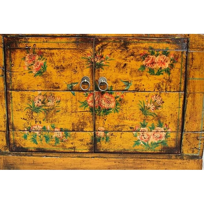 wholesale antique reproduction oriental painted storage furniture