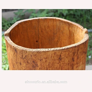 Chinese antique wooden storage barrels wholesale wood barrels