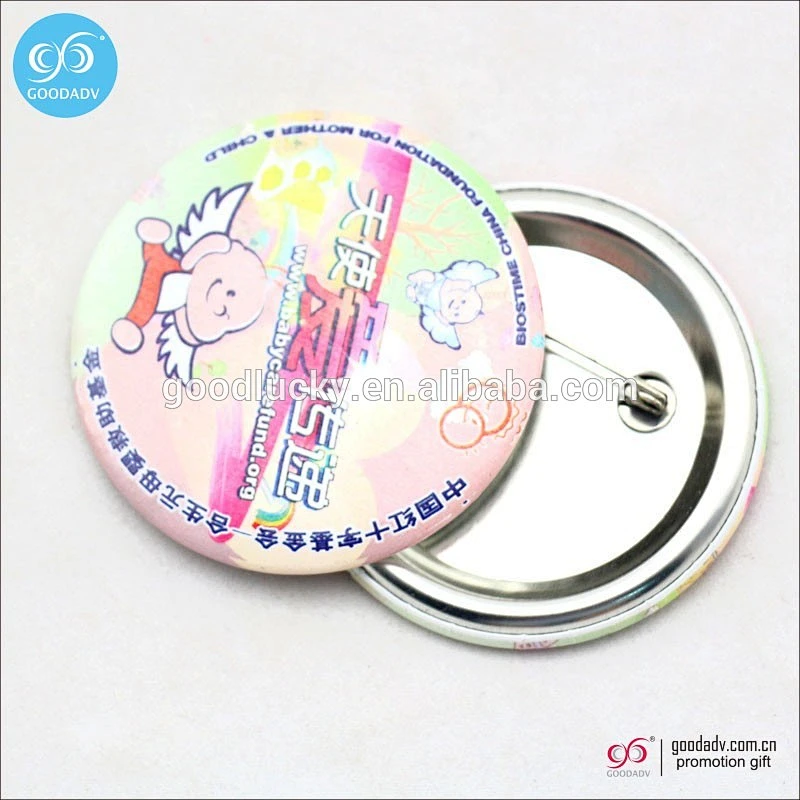 Promotional gifts Tin Badge /button badge/metal badge with pin