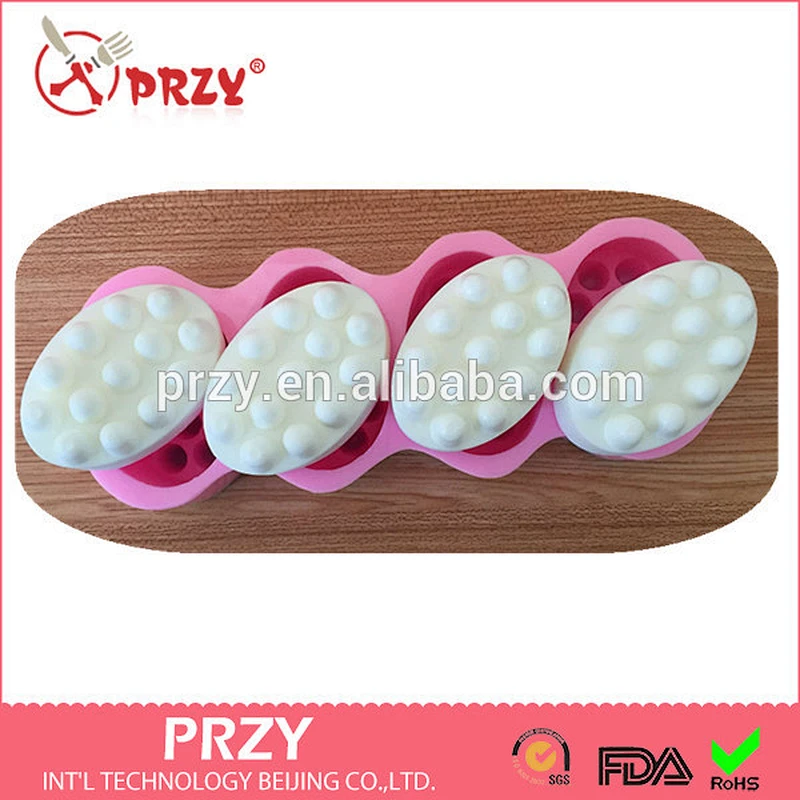 PRZY Massage silicone soap molds ,custom soap mold, handmade soap molds