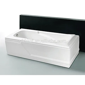 Hot Sale Sanitary Wares Classic Acrylic Skirted Sitting Bathtub
