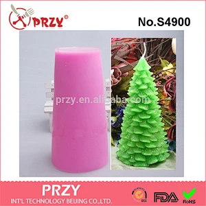 S4900 Christmas tree mold 3d silicone soap mold handmade silicone molds