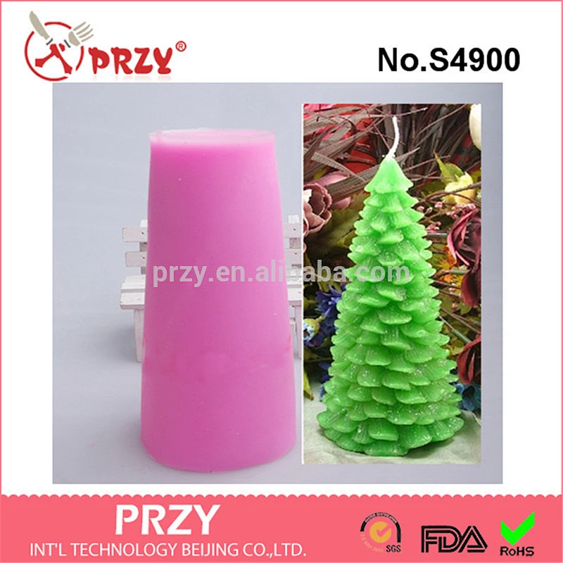 S4900 Christmas tree mold 3d silicone soap mold handmade silicone molds